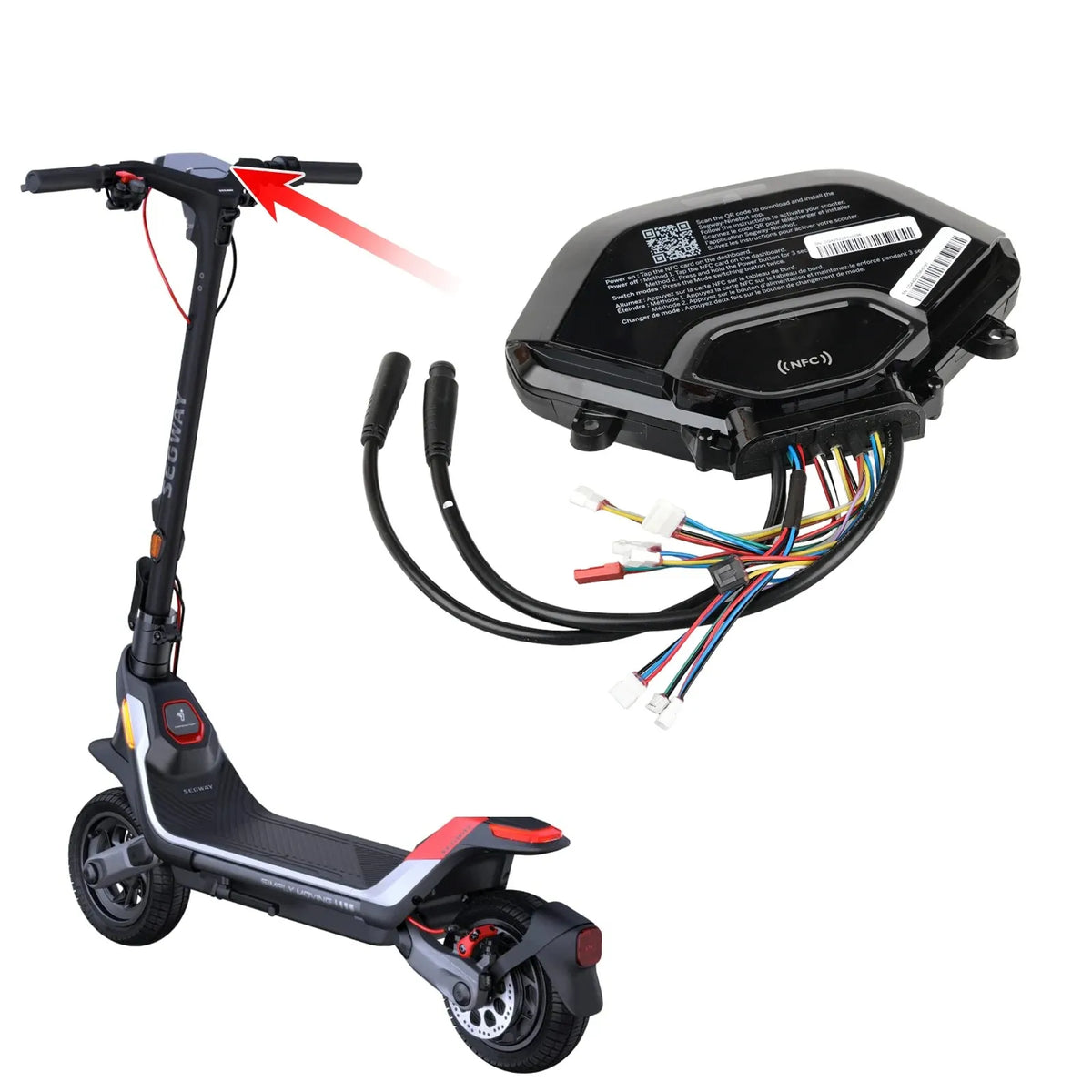 Tableau de bord LCD pour Segway Ninebot P100S — Ninebot KickScooter P — vue 4 | Segway France