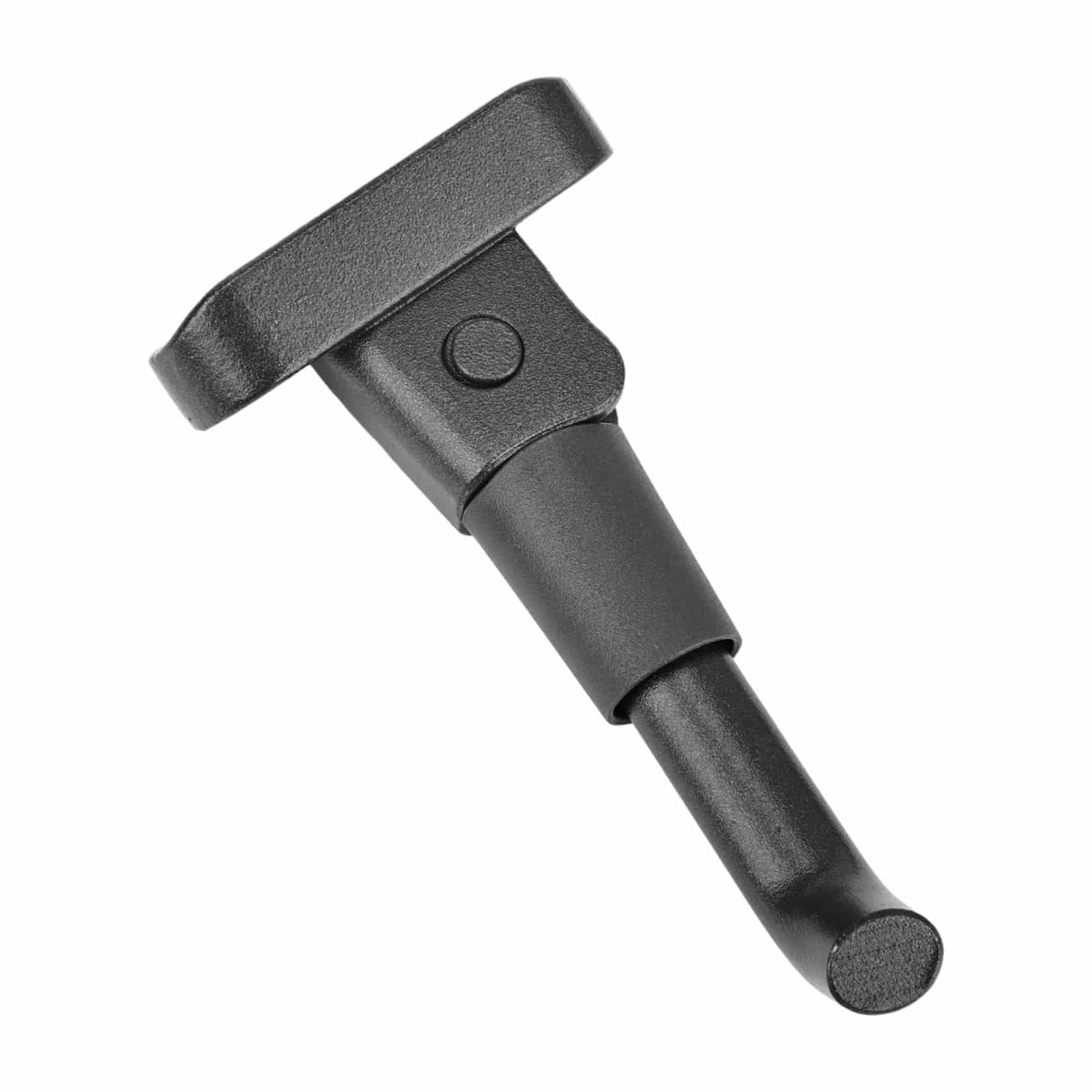 Béquille trottinette Ninebot F2 en alliage d'aluminium de couleur noire, installée sur le modèle F2