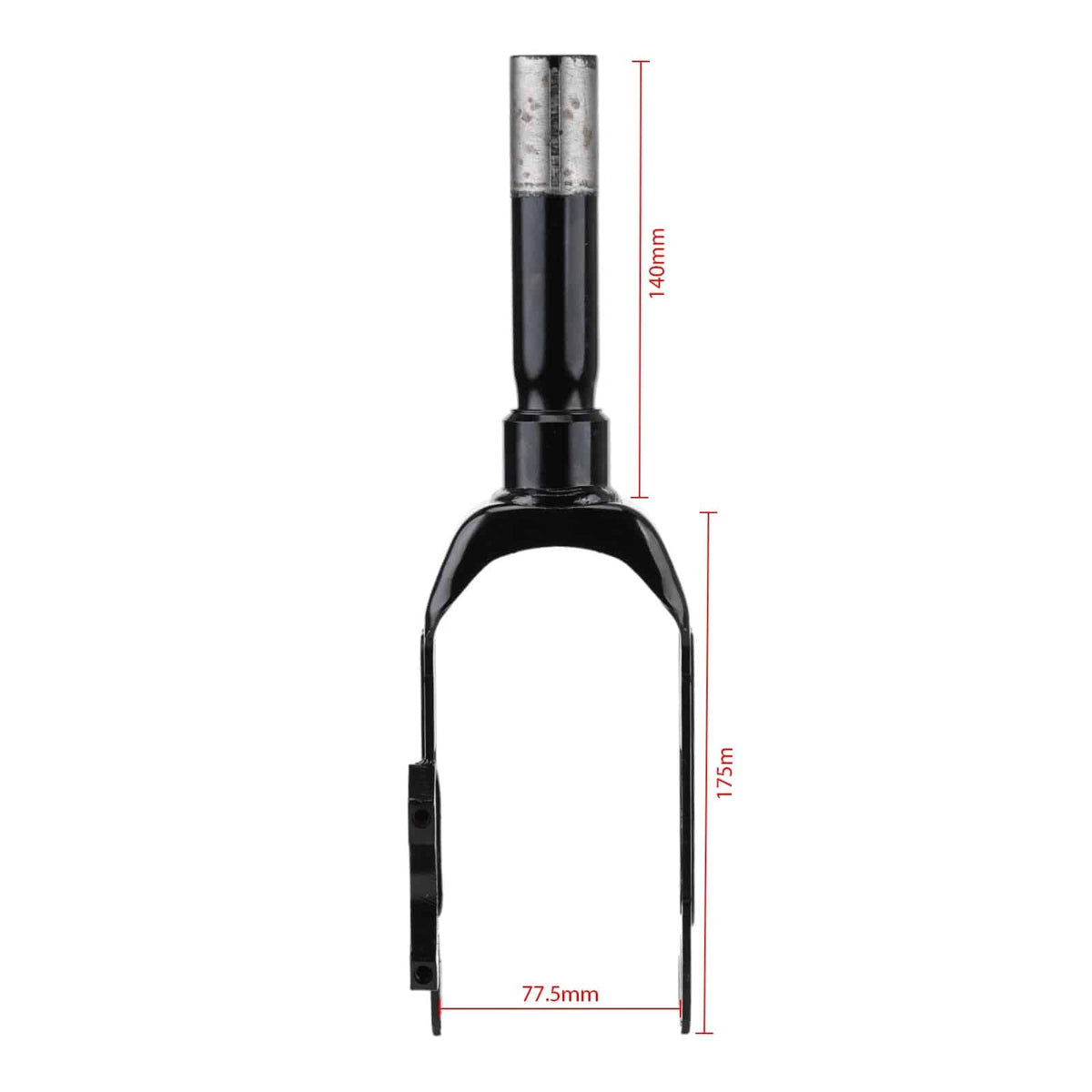Fourche avant d'origine Ninebot F2 / F2 Plus en alliage d'aluminium noir