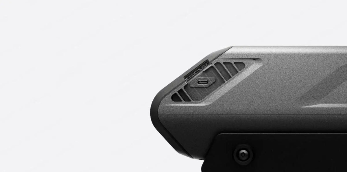 Détail du port USB de la batterie externe 48 V Segway