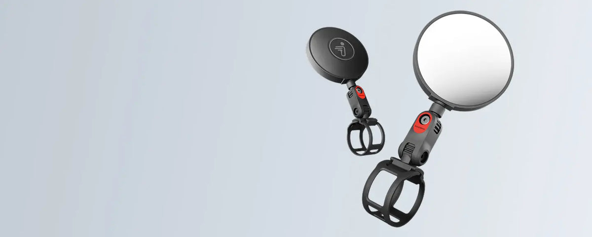Paire de rétroviseurs Segway Ninebot pour trottinette électrique avec colliers de fixation