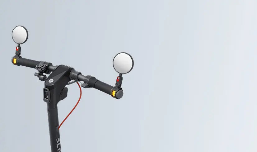 Paire de rétroviseurs Segway Ninebot montés sur le guidon, vue large