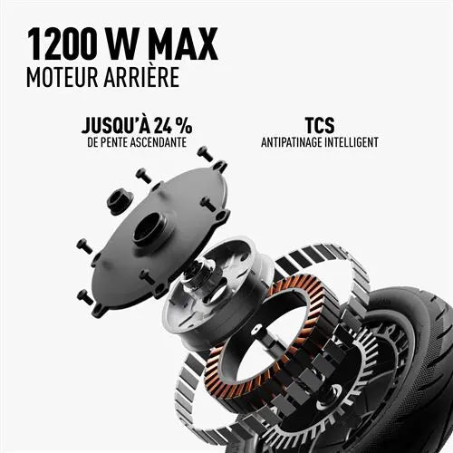 Trottinette électrique Segway Ninebot F3 Pro E, coloris gris
