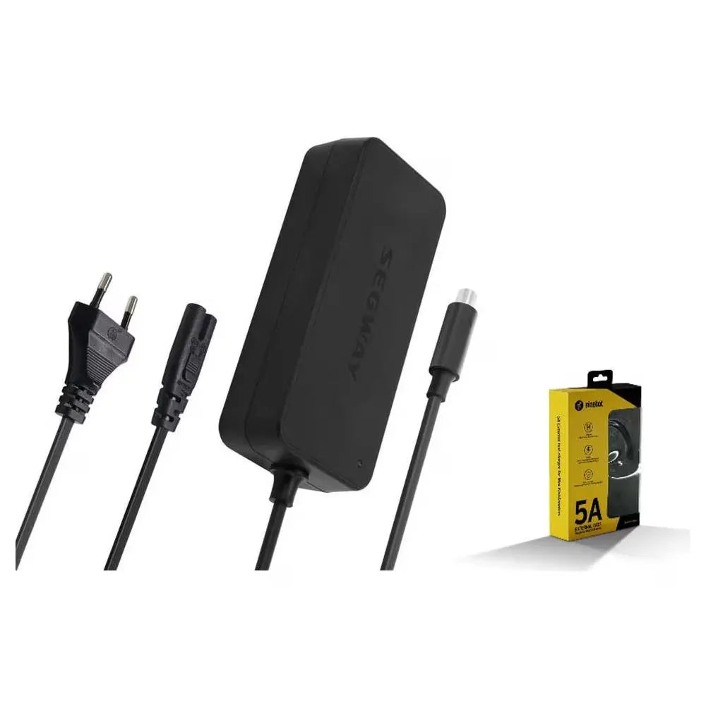 Chargeur rapide 5A Segway Ninebot pour trottinette électrique avec câble et emballage