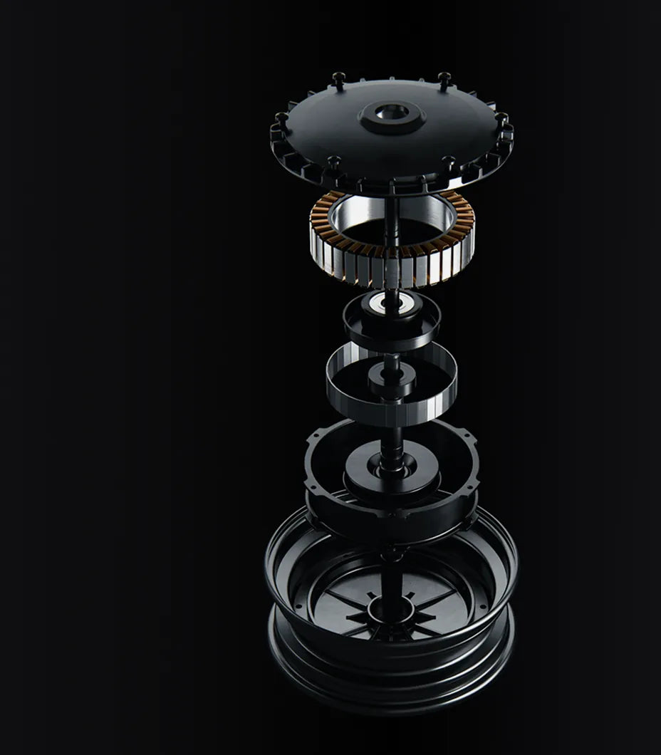 Vue éclatée du moteur roue de la Ninebot MAX G3 Pro E